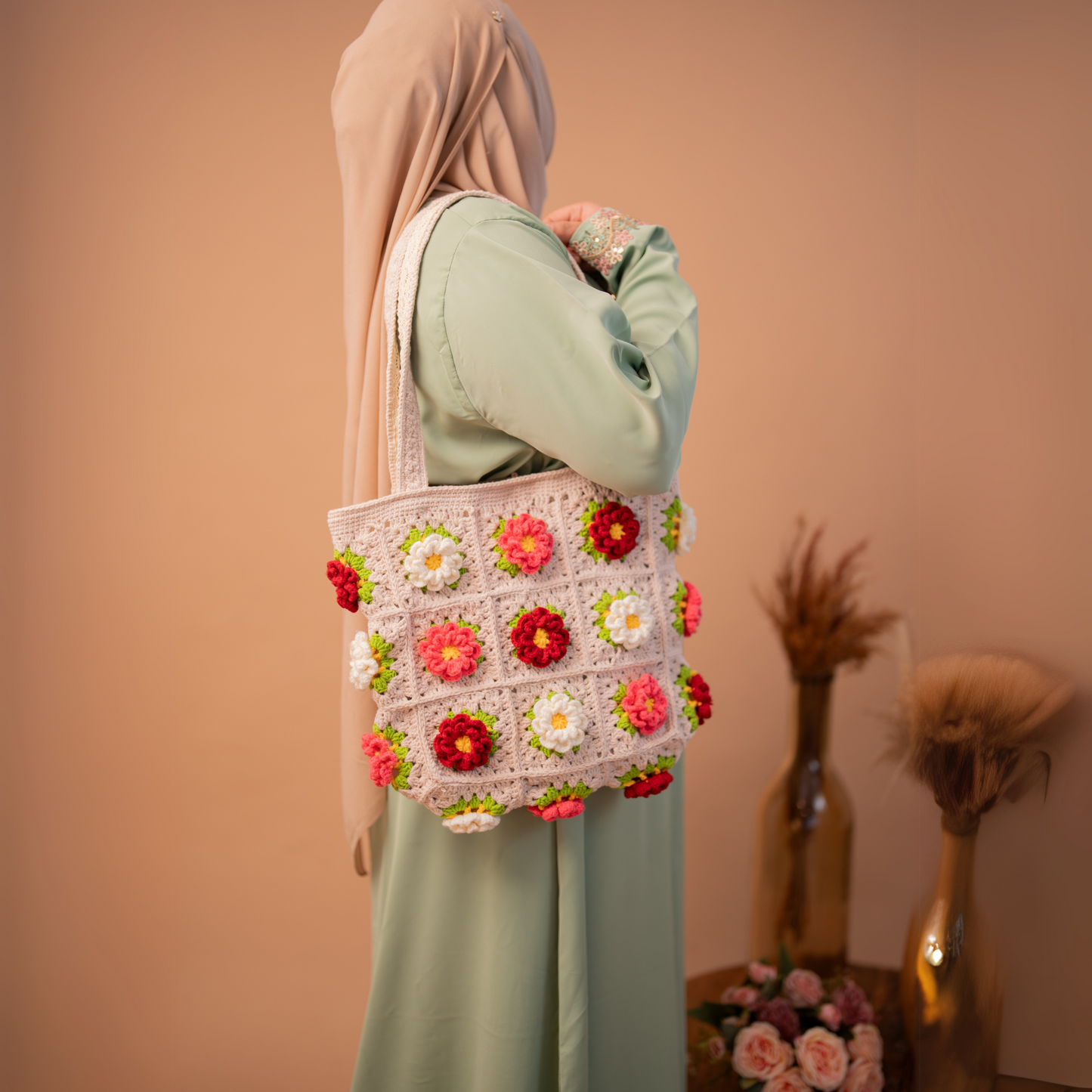 Embroidered Lace Abaya