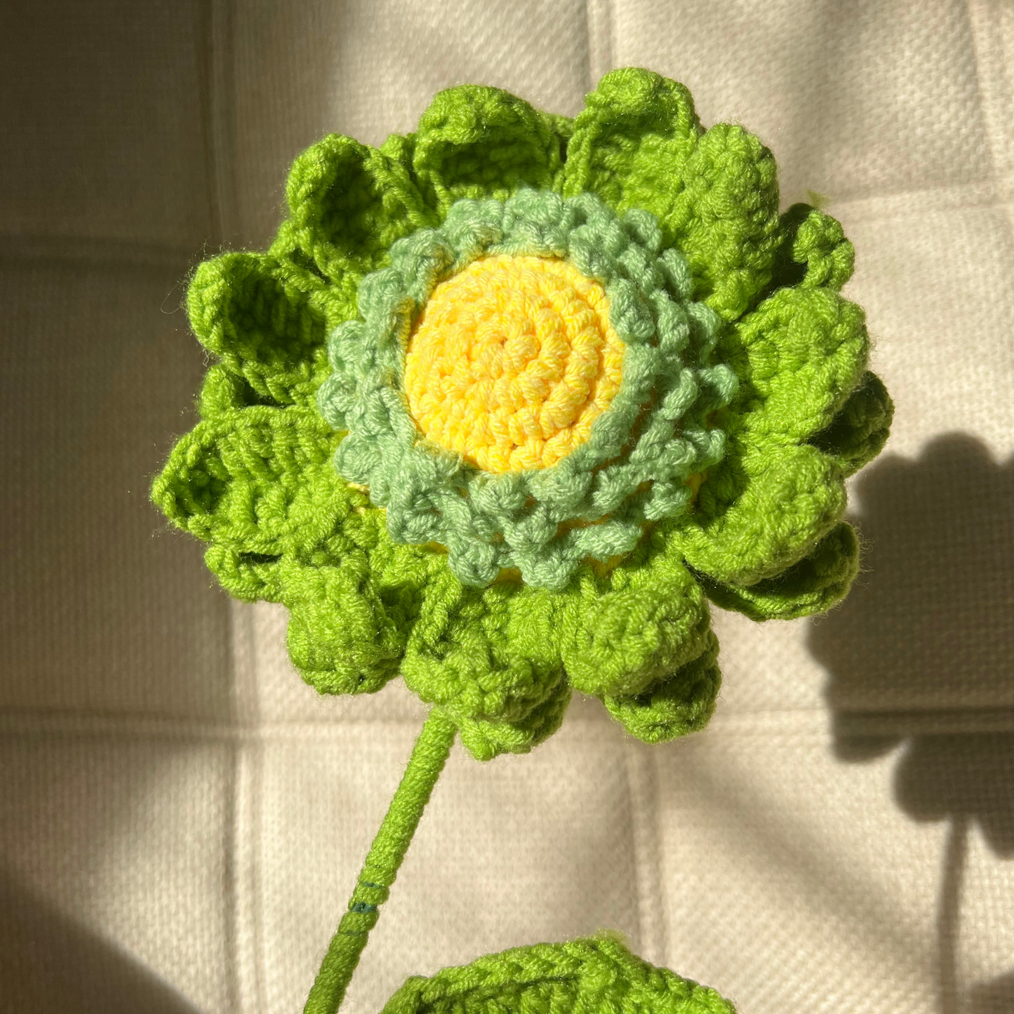 Crochet Single Stem Flower Bouqet