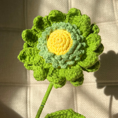 Crochet Single Stem Flower Bouqet