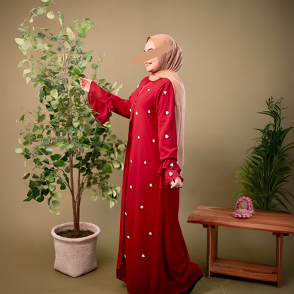 Chiffon Two-Piece Abaya Set