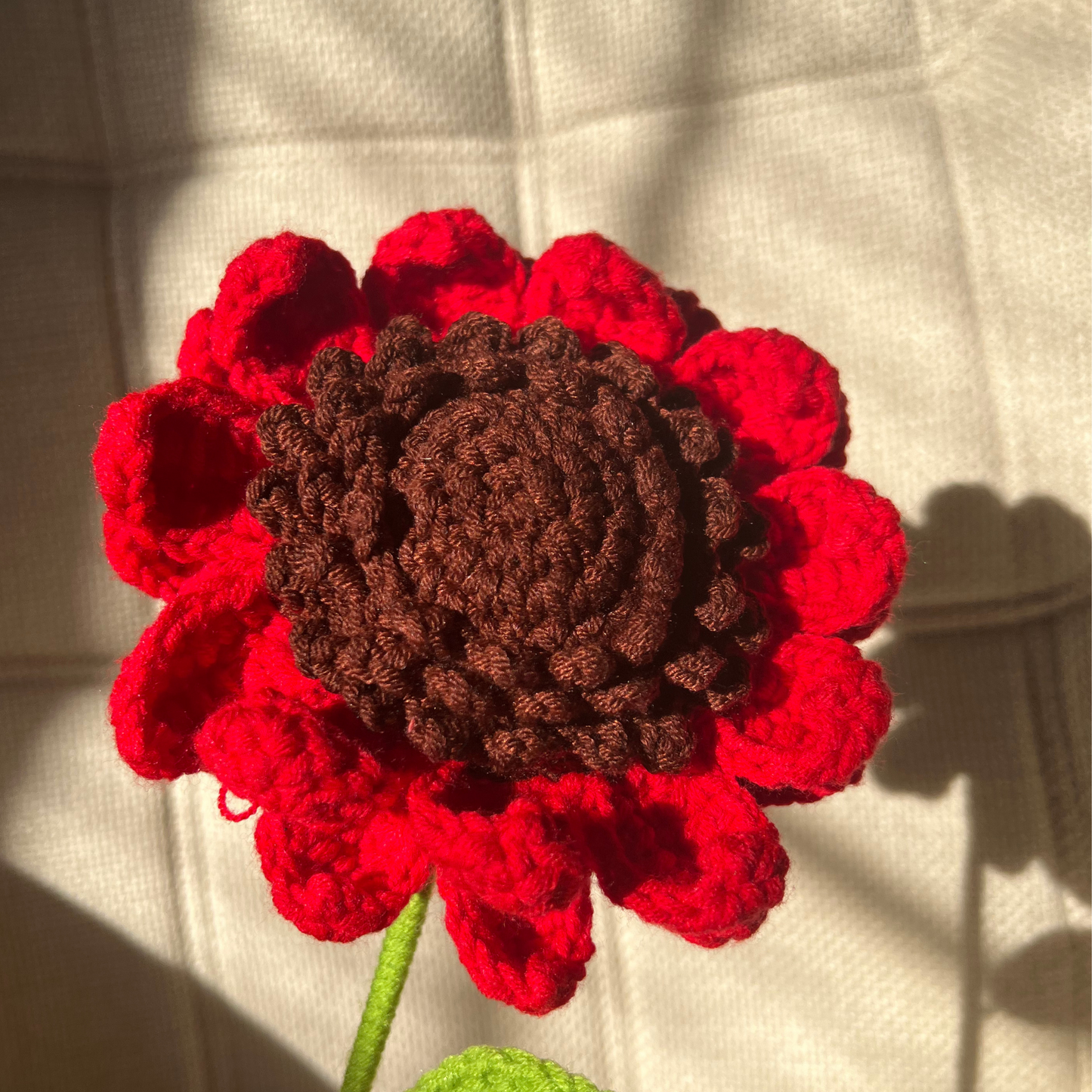 Crochet Single Stem Flower Bouqet