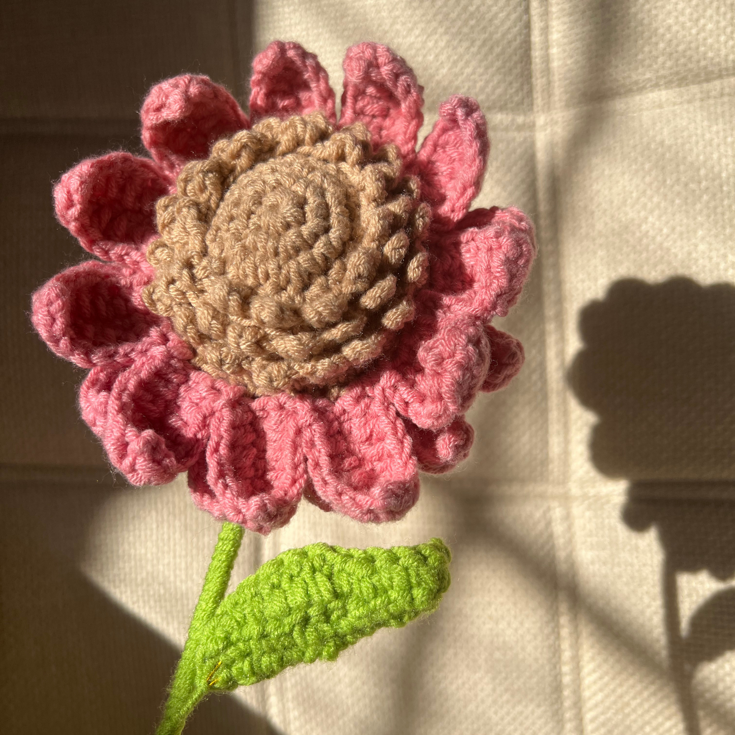 Crochet Single Stem Flower Bouqet