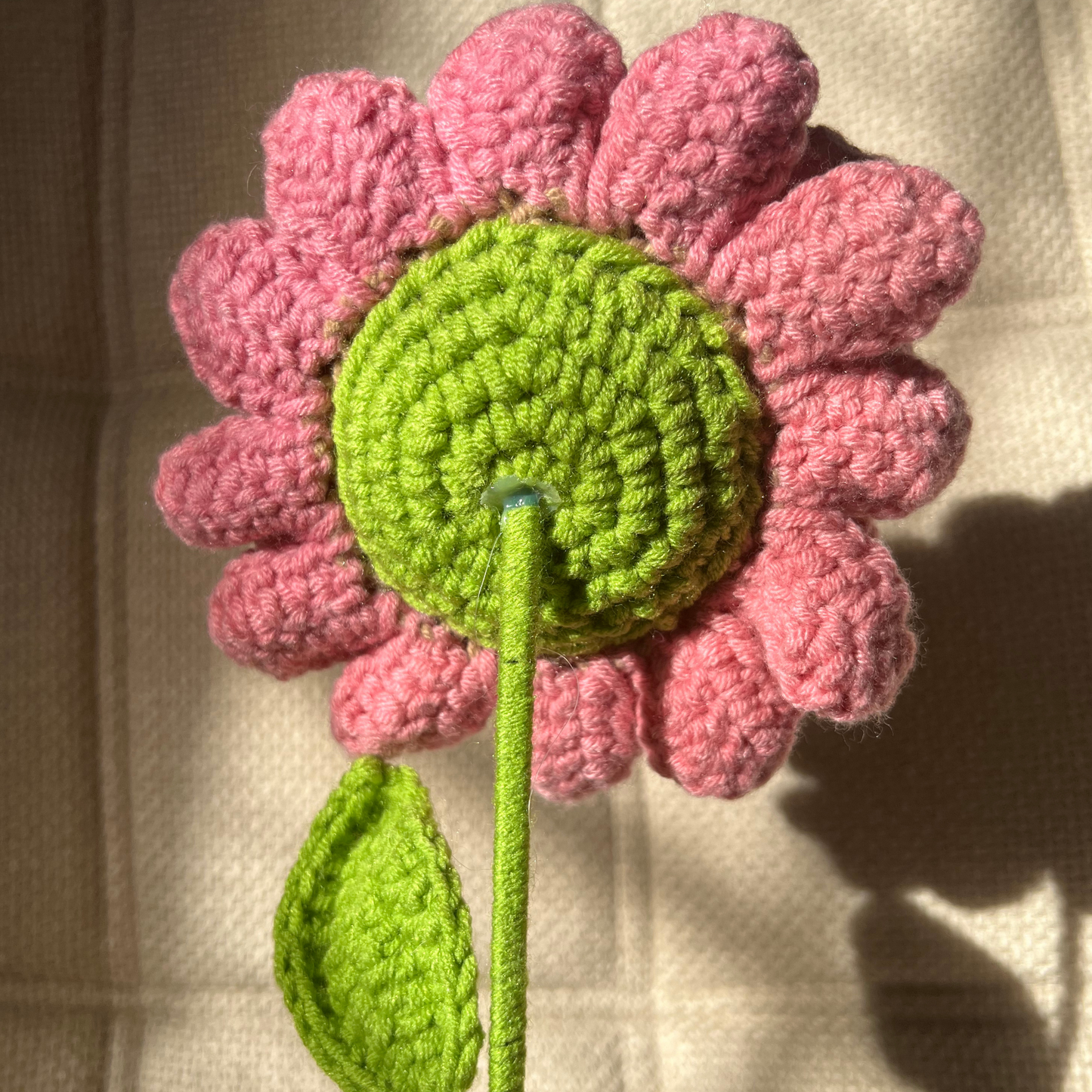 Crochet Single Stem Flower Bouqet