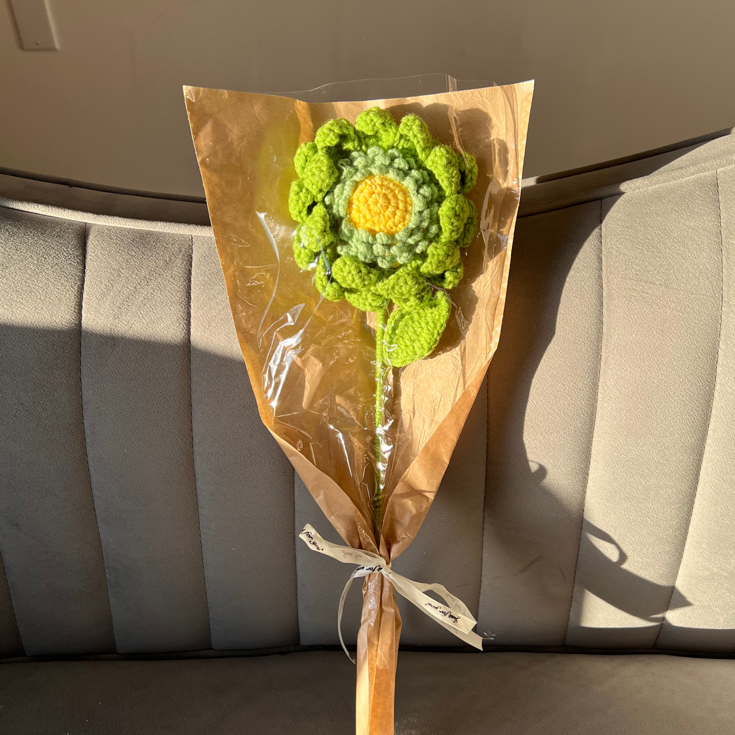 Crochet Single Stem Flower Bouqet